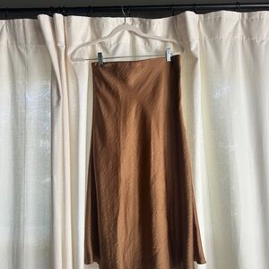Camel Brown Women's Skirt